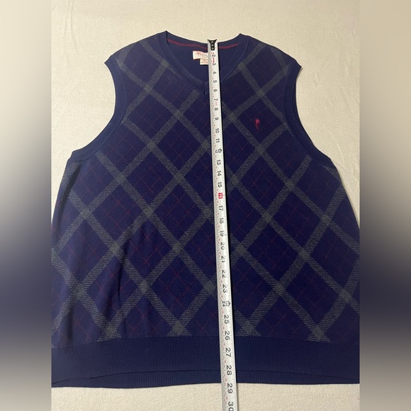 Payne Stewart Mens Sweater Vest Medium Golf Diamond Pattern - Picture 4 of 8